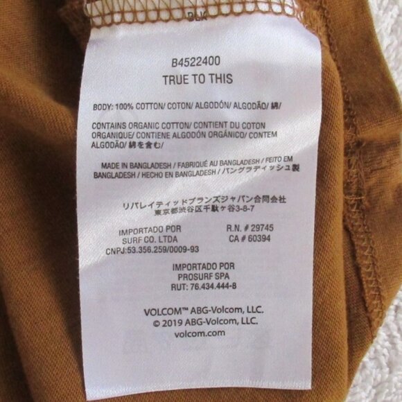 VOLCOM Crop Top Size Medium Sleeveless Graphic Muscle Tee - Picture 11 of 12